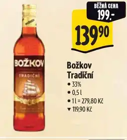 Albert Božkov Tradiční nabídka