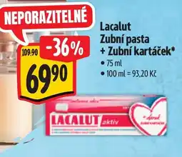 Albert Lacalut Zubní pasta + Zubní kartáček nabídka