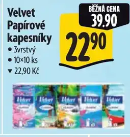 Albert Velvet Papírové kapesníky nabídka