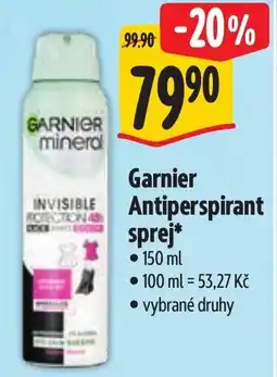Albert Garnier Antiperspirant sprej nabídka
