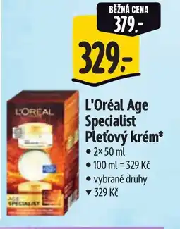 Albert L'Oréal Age Specialist Pleťový krém nabídka
