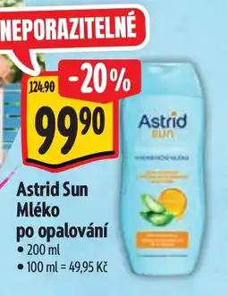 Albert Astrid Sun Mléko po opalování nabídka