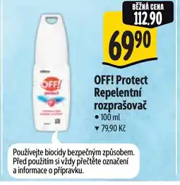 Albert OFF! Protect Repelentní rozprašovač nabídka
