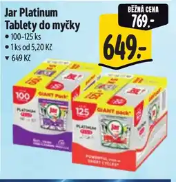 Albert Jar Platinum Tablety do myčky nabídka