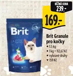 Albert Brit Granule pro kočky nabídka