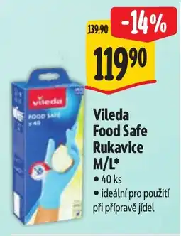 Albert Vileda Food Safe Rukavice M/L nabídka