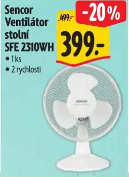 Albert Sencor Ventilátor stolní SFE 2310WH nabídka