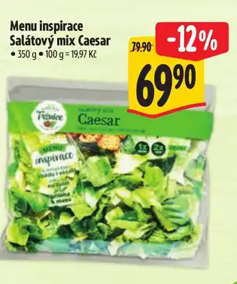 Albert Menu inspirace Salátový mix Caesar nabídka