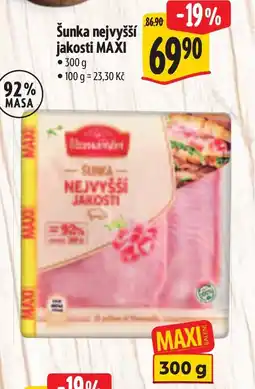 Albert Šunka nejvyšší jakosti Maxi nabídka