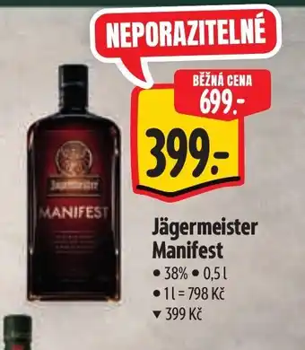 Albert Jägermeister Manifest nabídka