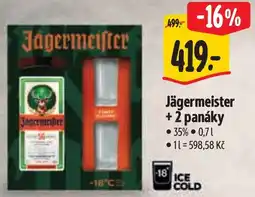 Albert Jägermeister + 2 panáky nabídka