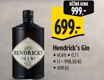 Albert Hendrick's Gin nabídka