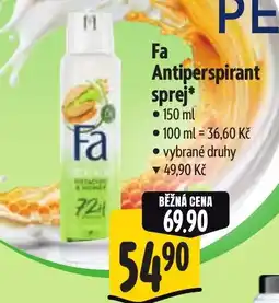 Albert Fa Antiperspirant sprej nabídka
