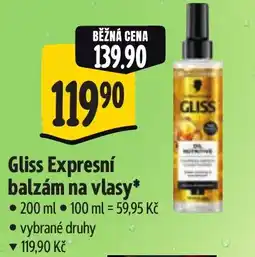 Albert Gliss Expresní balzám na vlasy nabídka