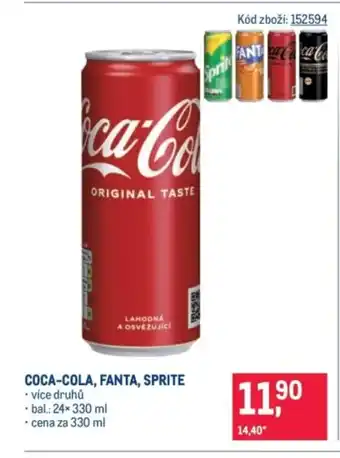 COCA-COLA, FANTA, SPRITE