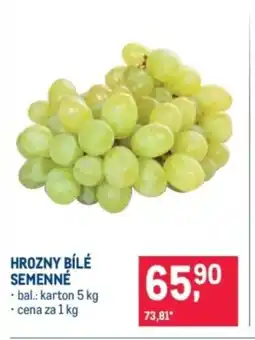 Makro Hrozny bílé semenné nabídka