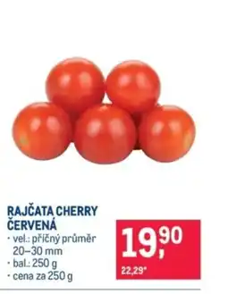 Makro Rajčata cherry červená nabídka