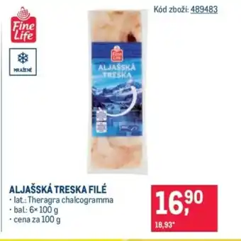 Makro Aljašská treska filé nabídka