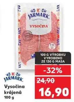 Kaufland Vysočina krájená 100 g nabídka