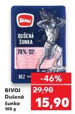Kaufland BIVOJ Dušená šunka 100 g nabídka