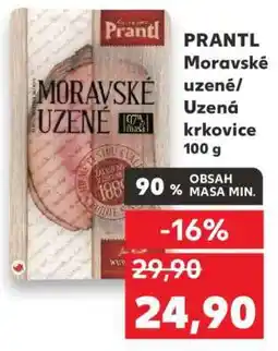 Kaufland PRANTL Moravské uzené/Uzená krkovice 100 g nabídka