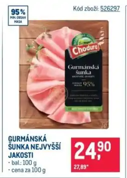 Makro Gurmánská sunka nejvyšší jakosti nabídka