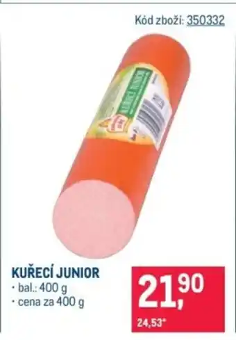 Makro Kuřecí junior nabídka