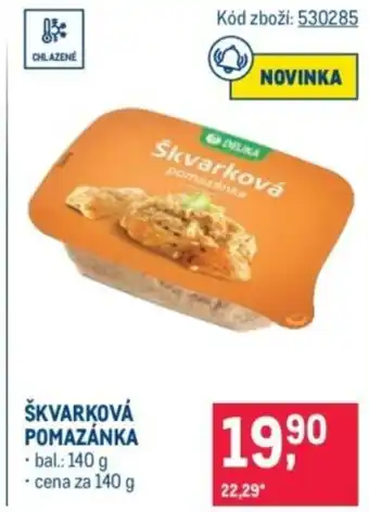 Makro Škvarková pomazánka nabídka