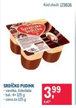 Makro Srdíčko pudink nabídka