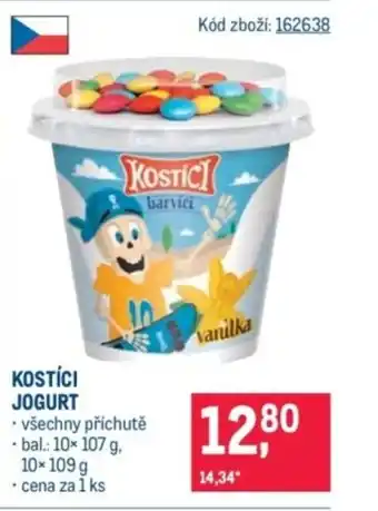 Makro Kostíci jogurt nabídka