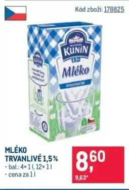 Makro Mléko trvanlivé 1,5% nabídka