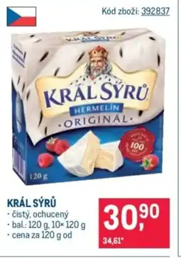 Makro Král sýrů nabídka