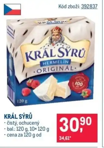 Makro Král sýrů nabídka