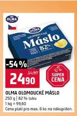 Terno OLMA OLOMOUCKÉ MÁSLO 250 g 82% tuku nabídka
