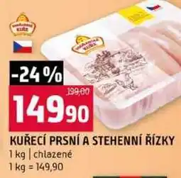 Terno KUŘECÍ PRSNÍ A STEHENNÍ ŘÍZKY 1 kg chlazené nabídka