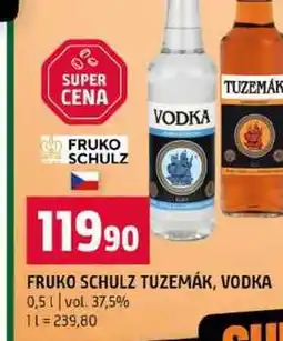 Terno FRUKO SCHULZ TUZEMÁK, VODKA 0,5l vol. 37,5% nabídka