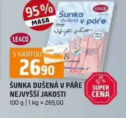 Terno ŠUNKA DUŠENÁ V PÁŘE SUPER NEJVYŠŠÍ JAKOSTI nabídka