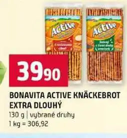 Terno BONAVITA ACTIVE KNÄCKEBROT EXTRA DLOUHÝ 130 g vybrané druhy nabídka