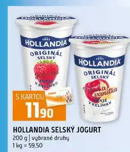 Terno HOLLANDIA SELSKÝ JOGURT 200 g vybrané druhy nabídka