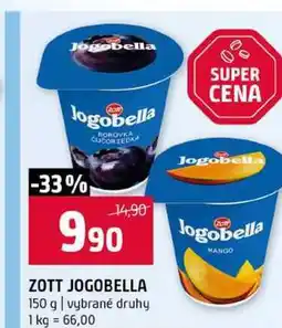 Terno ZOTT JOGOBELLA 150 g vybrané druhy nabídka