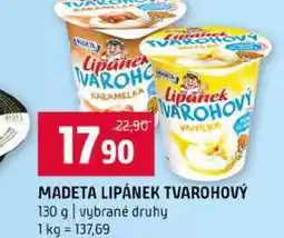 Terno MADETA LIPÁNEK TVAROHOVÝ 130 g vybrané druhy nabídka