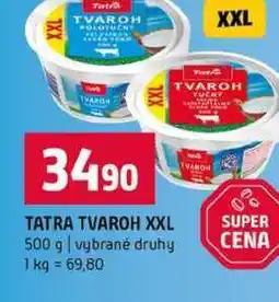 Terno TATRA TVAROH XXL 500 g vybrané druhy nabídka