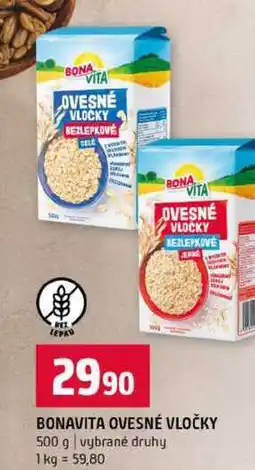 Terno BONAVITA OVESNÉ VLOČKY 500 g vybrané druhy nabídka