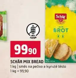 Terno SCHÄR MIX BREAD 1 kg směs na pečivo a kynuté těsto nabídka