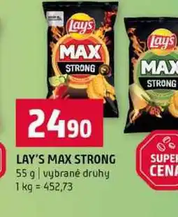Terno LAY'S MAX STRONG 55 g vybrané druhy nabídka