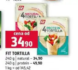 Terno FIT TORTILLA 240 g natural 240 g protein nabídka