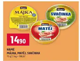 Terno HAMÉ MATĚJ MÁJKA, SVAČINKA nabídka