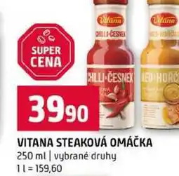 Terno VITANA STEAKOVÁ OMÁČKA 250 ml vybrané druhy nabídka