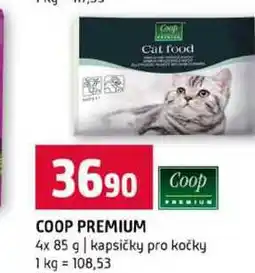 Terno COOP PREMIUM 4x 85 g kapsičky pro kočky nabídka