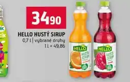 Terno HUSTÝ SIRUP 0,7l vybrané druhy nabídka